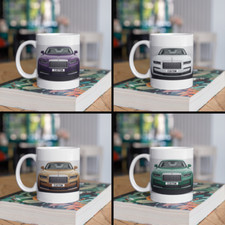Personalised Rolls Royce Ghost Coffee Mug Gift Choose Colour  FAST POST