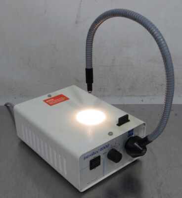 T192828 Volpi Intralux 4000 Fiber Optic Illuminator w/ Gooseneck Light Guide