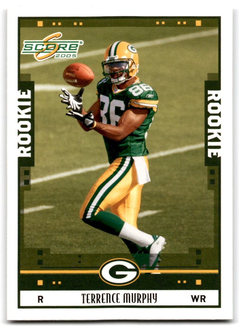 2005 Score Glossy Terrence Murphy RC Green Bay Packers #365