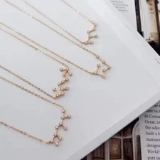 Star Constellation Zodiac Sign Necklace