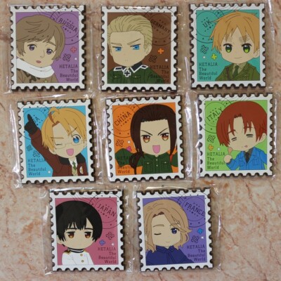 APH Hetalia Axis Powers THE BEAUTIFUL WORLD Rubber Coaster Cup Mat