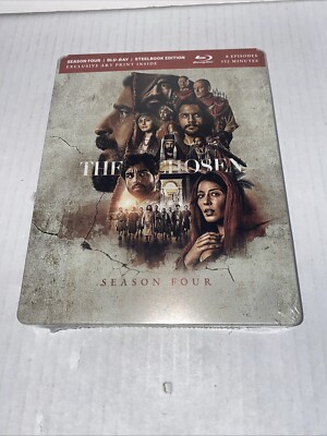 The Chosen Season 4 (Four) Blu ray SteelBook, + Exclusive Art print **READ