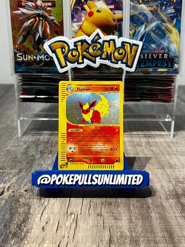 FLAREON HOLO SKYRIDGE H7/H32 Rare 2003 Pokemon eReader