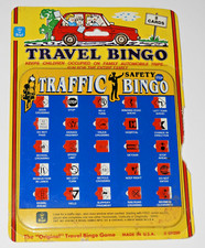 Regal Travel Bingo Game Pack of 2 Traffic Safety Bingo Road Trip Unopened 09200