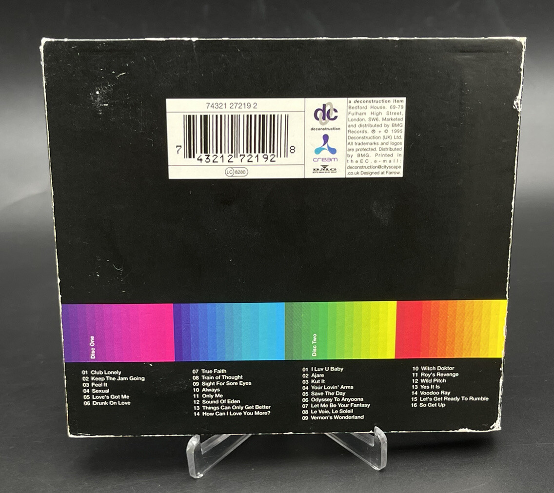Cream Live Volume 1 2-CD Set Park Tong Oakenfold Robertson