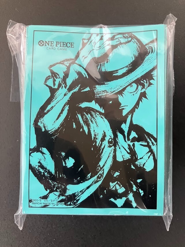 Luffy 1st ANNIVERSARY 100 Sleeves Japanese One Piece Card Luffy 1st ANNIVERSARY 100 Sleeves Japanese One Piece Card
