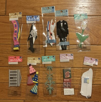 Jolee s By You Scrapbooking Stickers Lot of 10 +EK Success NRFP