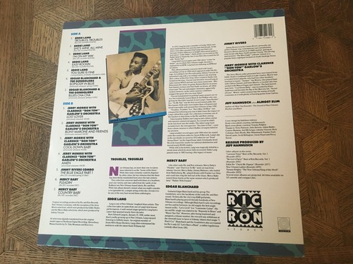 EDDIE LANG & Others - Recordings from Ric and Ron Records ~ ROUNDER 2080 - RARE - Picture 2 of 8