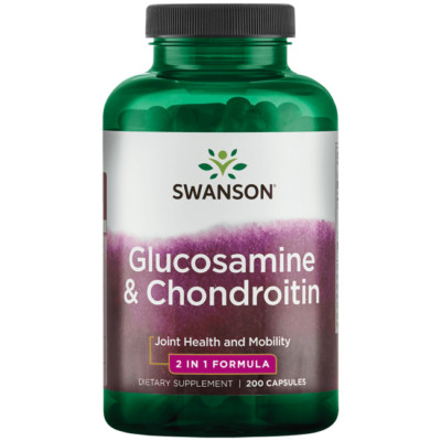 Swanson Glucosamine & Chondroitin 200 Capsules.