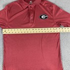 Georgia Bulldogs Polo Shirt Mens Small Red Polyester NCAA Football Colosseum — photo 7