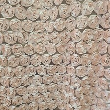 Rosette 3D Fabric Mesh 58" Multiple Colors Sold by the Yard