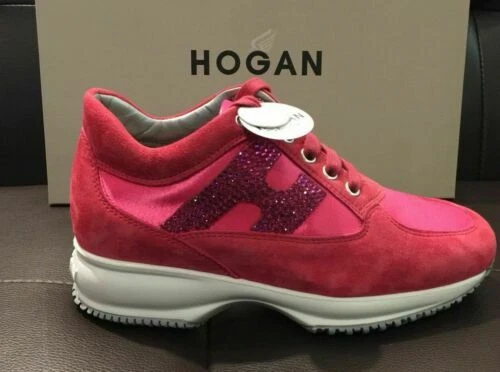 Scarpe da ginnastica rosse Hogan per donna