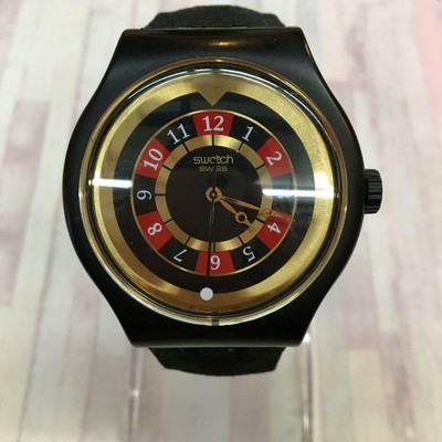 Swatch x007 collaboration analog Watches Men's second hand With scratches |  eBay