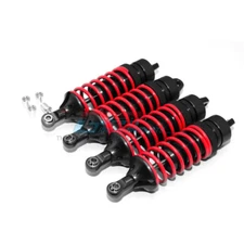 GPM Racing Alloy F/R Adjustable Spring Dampers 85mm (4) Black : Traxxas Revo