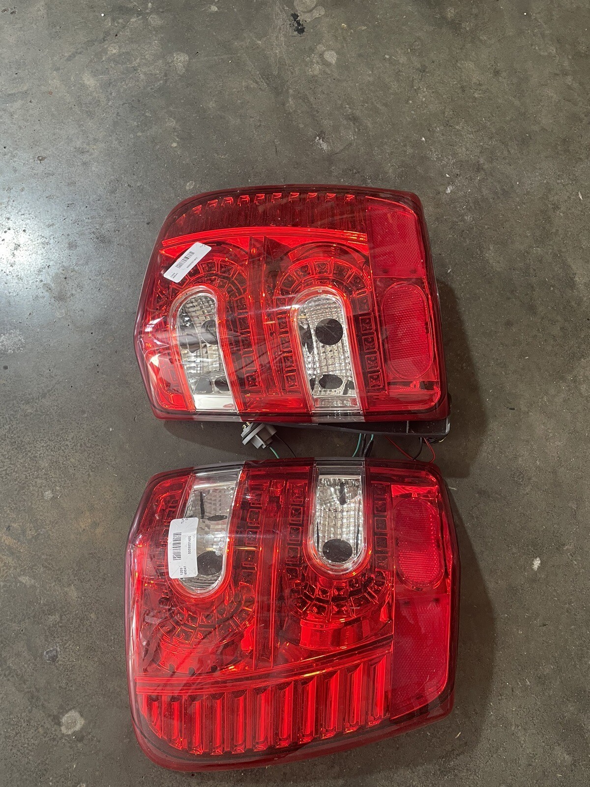 JEEP GRAND CHEROKEE WJ TAIL LIGHTS LED RED 99 00 01 02 03 04 eBay
