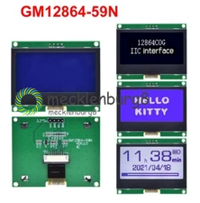 LCD Module IIC I2C 12864 COG Graphic Display Screen Board LCM Panel For Arduino