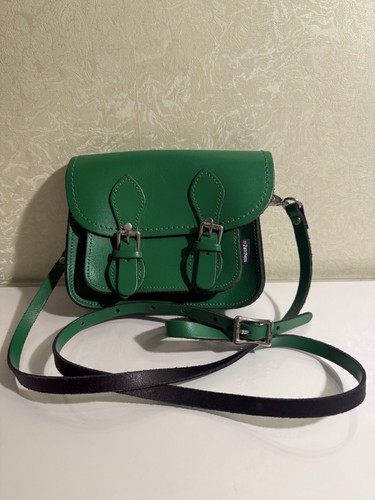 Zatchels Handmade Micro Satchel Green London
