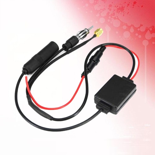 FM Car Antenna Amplifier Signal Amplifier Antenna Receive Gain Device(Black) - 第 5/11 張圖片
