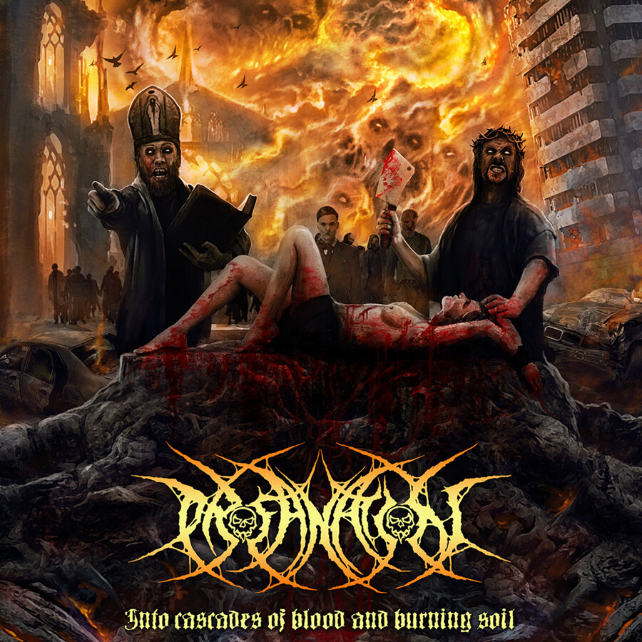Profanation Into Cascades of Blood and Burning Soil (CD) Album