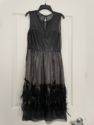 MILLY Women Dress Black Size