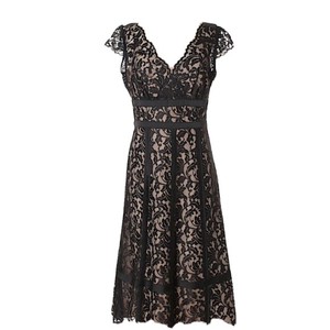 ann taylor black lace dress