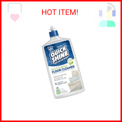 Quick Shine Multi Surface Floor Cleaner 27oz | Ready to Use, Dirt Dissolving, St