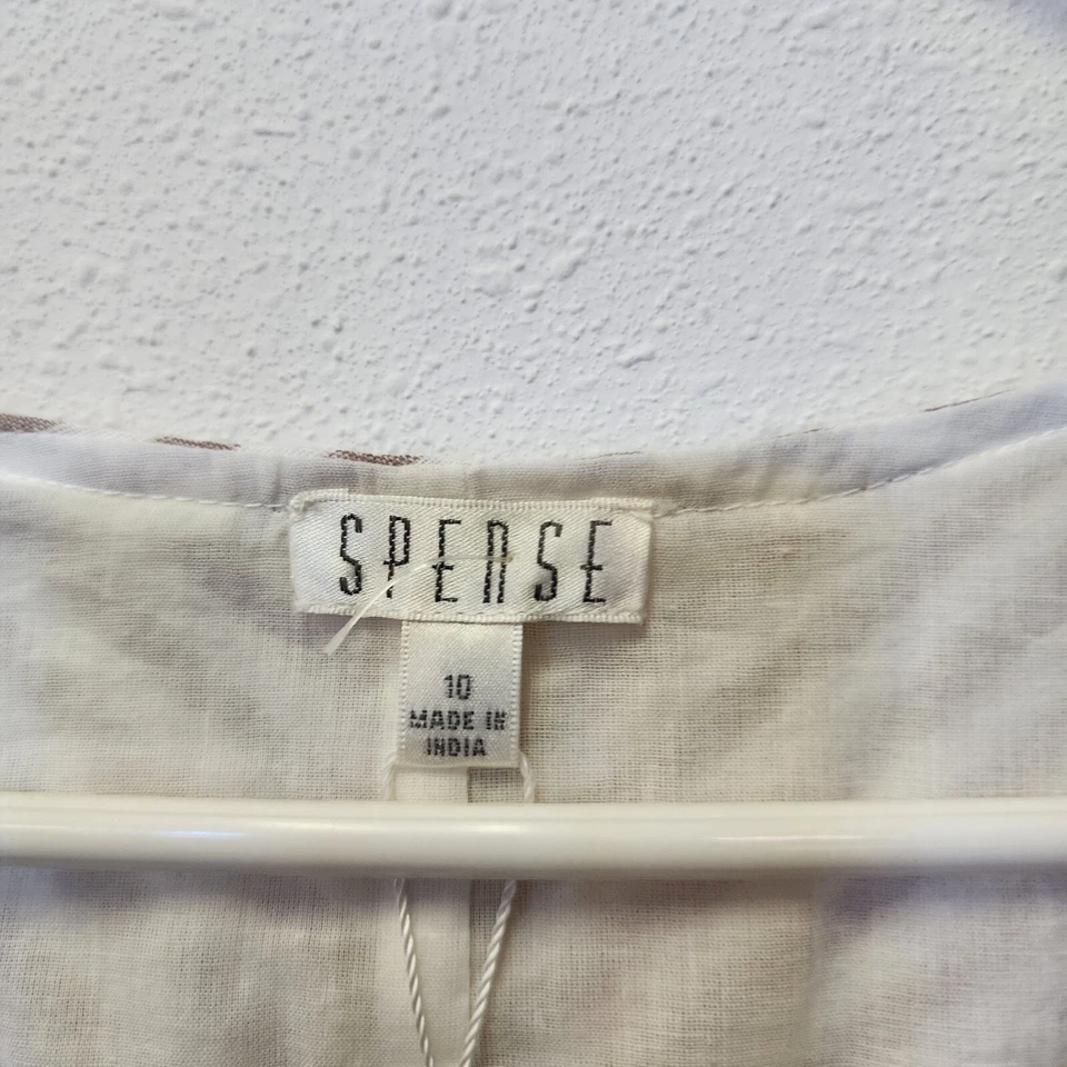 Vestido Spense 10 Tenda Curta Boho Listras Borlas Verão Praia Fada Franja Novo - Imagem 3 de 4