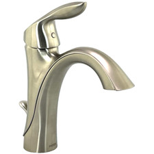 Moen 6400BN Eva 1-Hole/4" Centerset Bathroom Faucet - Brushed Nickel 246