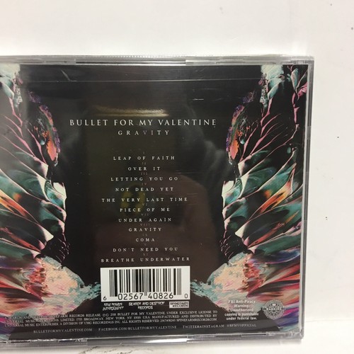 Bullet for my Valentine Gravity CD Brand New Sealed eBay