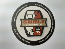 Vintage - Bar Club Pub Drink Coaster Surly Brewing Co. Brooklyn Center MN - 3