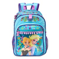 Frozen Princess Elsa Anna Sisters Blue Backpack Book Bag Pink Balls Disney Store Frozen Princess Elsa Anna Sisters Blue Backpack Book Bag Pink Balls Disney Store