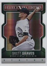 2014 Panini Elite Extra Edition Status Emerald Die-Cut 14/25 Brett Graves 0a4r