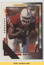 1992 Wild Card 20 Stripe Bob Whitfield #226 Rookie RC READ u3f. rookie card picture