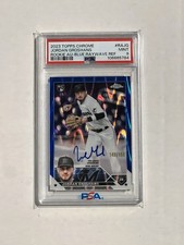 2023 Topps Chrome - Rookie Autographs Jordan Groshans #RA-JG Blue RayWave /150