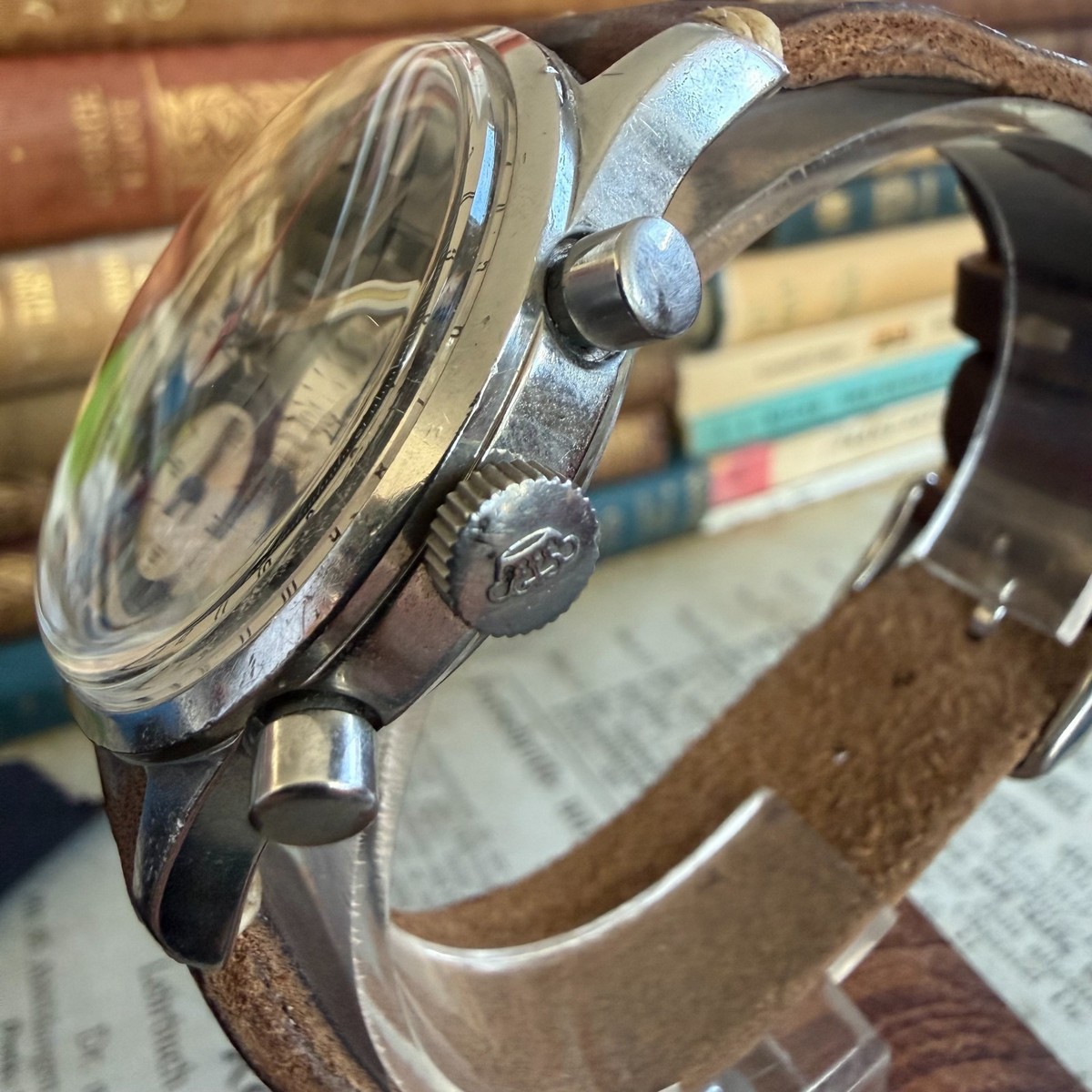 Wakmann Triple Date Chronograph 73.1307.70 “Jumbo” 39mm Steel