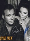 WILLIAM  SHATNER  & JOAN COLLINS Signed STAR TREK 8x10 Photo