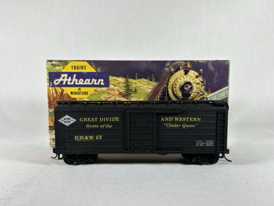 HO Roundhouse Gorre & Daphetid 40  Horizontal Box Car #23 Kadee Couplers