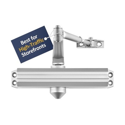 Lawrence Medium/Heavy Duty Door Closer Commercial Grade 1 - Surface-Mounted C...
