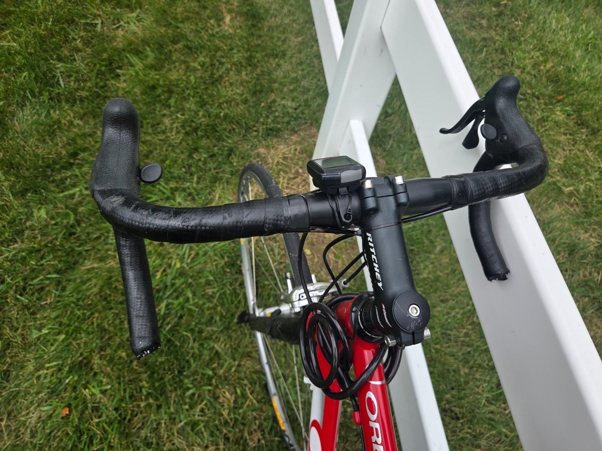 ORBEA ロードバイクフレーム 黒赤白　TOP535 ORBEA Road Bike 57cm Frame Aluminum 700c Wheel 18 Speed Red White