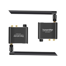 50M 2.4G Wireless Audio Transmitter and Receiver 3.5mm Jack RCA Adapter No Delay