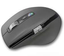 Wireless Bluetooth Side Scroll Mouse with Multi-Device, Ergonomic Computer Mi...