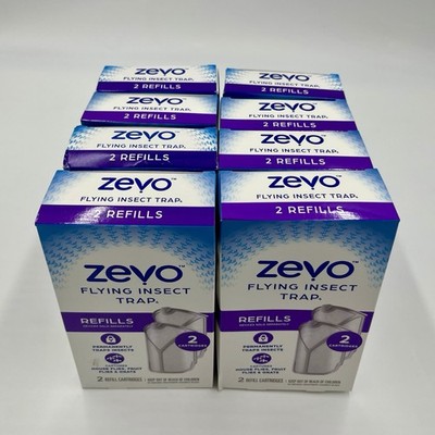 16 total Zevo flying insect trap refill cartridges - no device - easy to use