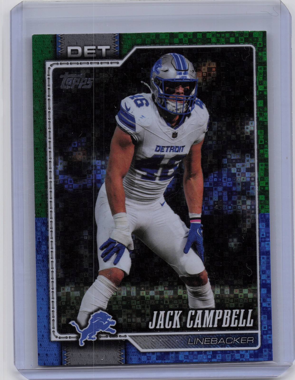 2026 Topps JACK CAMPBELL #250 GREEN AND BLUE 62/99 NM