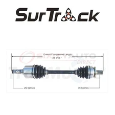 SurTrack MZ-8142 CV Axle Shaft for Constant Velocity vh