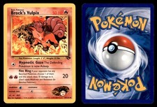 Pokemon Gym Challenge Brock's Vulpix 37/132 Unlimited 2000 Uncommon on eBay
