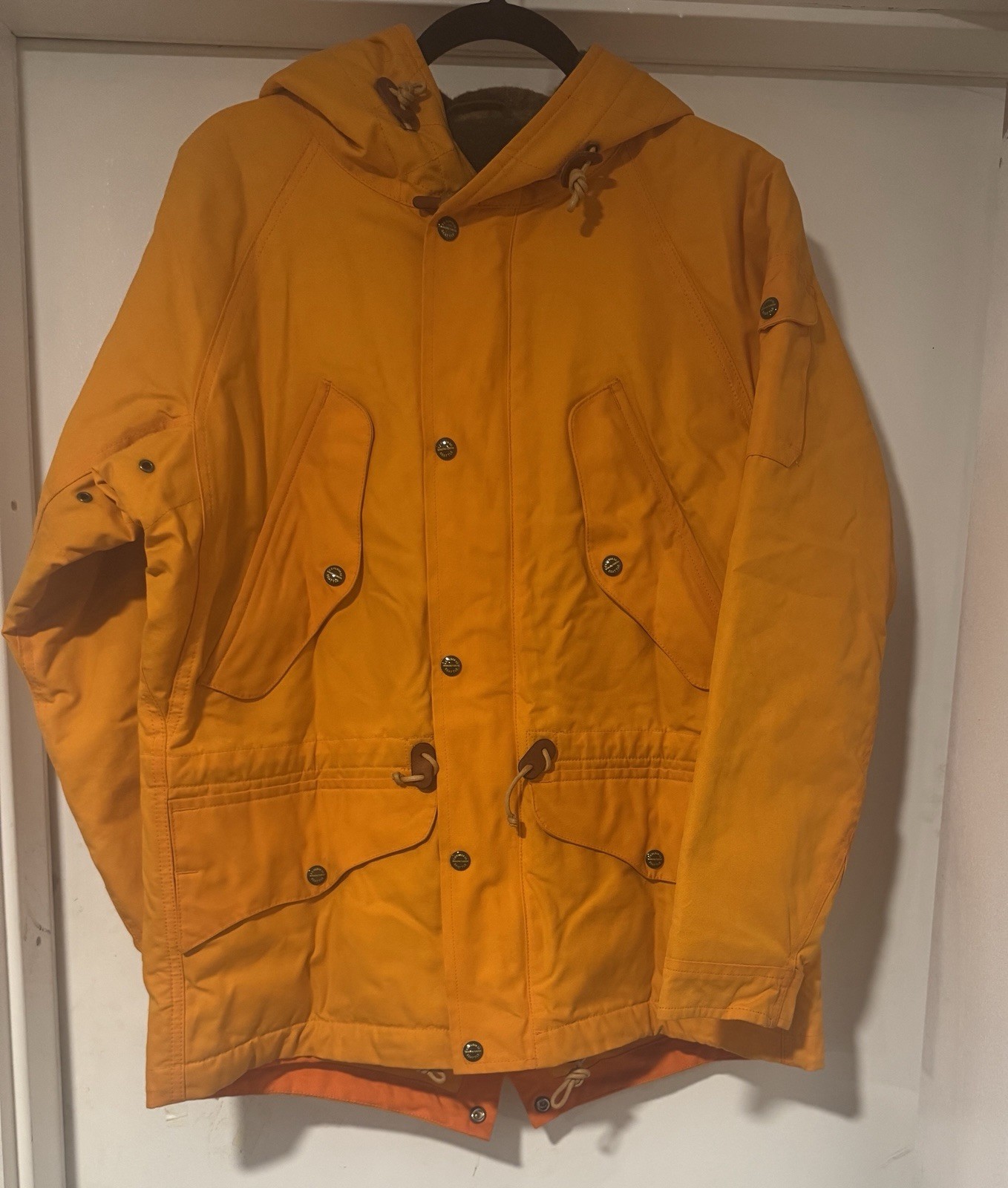 Filson Parka - Sherpa Lined - Rare  - 40 - Waxed / Oiled - Italy