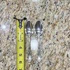 Gorham Strasbourg sterling silver soup spoons.925 spoons, old MARK
