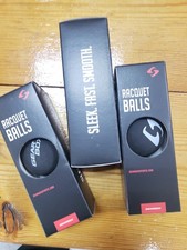 GEARBOX Racquetball Black BALLS, 3 3-ball CANS, a total of 9 balls