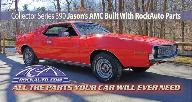 ROCKAUTO COLLECTOR CAR MAGNET #390 1972 AMC JAVELIN SST