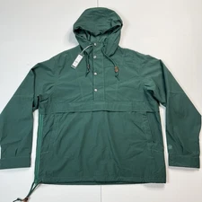 Alpine Design 1962 Anorak Pullover Jacket Hooded Green Infusion Mens Large NWT
